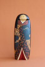 Miyabi (Elegance) Tall Sōsaku Kokeshi by Inosuke Kobayashi