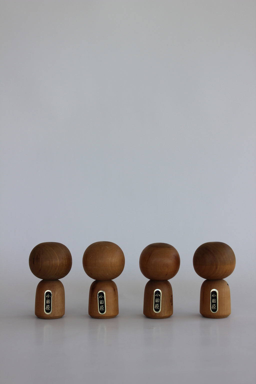 Danran (Togetherness) Miniature Sōsaku Kokeshi Quartet by Kenichi Murakami