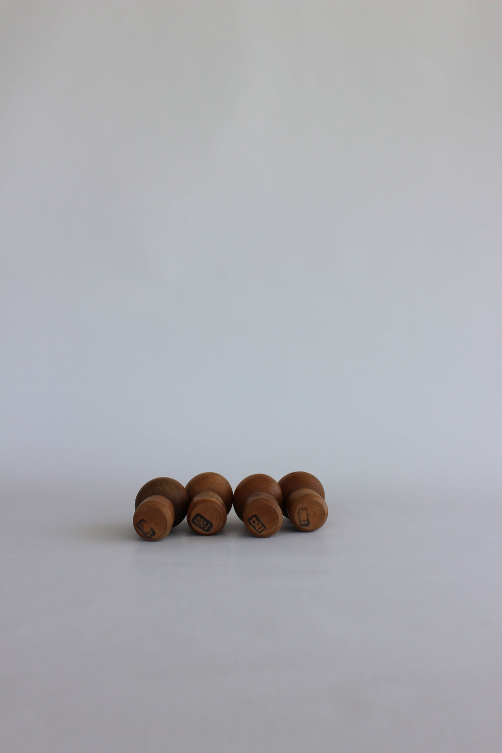 Danran (Togetherness) Miniature Sōsaku Kokeshi Quartet by Kenichi Murakami